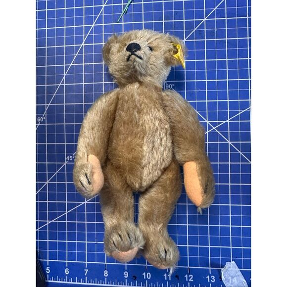 Steiff TEDDY BEAR Margaret Strong Museum Mohair hinged 155/26 plush stuffed anim - Picture 1 of 5